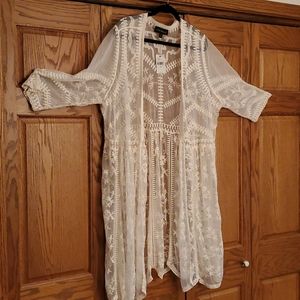 Long Lace Cover Up